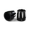 Harley Dyna, Fatboy, Electra, Street Glide, Road King Front Axle Nut Covers (2006-2023)