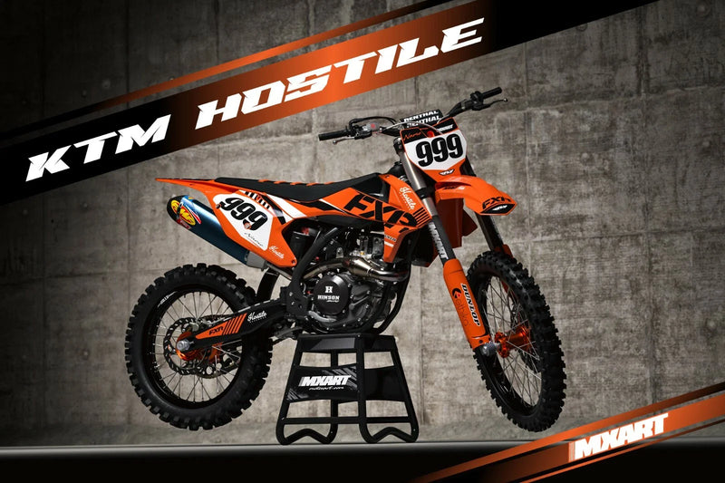 KTM EXC HOSTILE Style Decal Sticker Kit (2008-2011)
