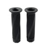 Yamaha MX ATV Pit Dirt Bike Black 7/8" Rubber Gel Hand Grips