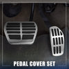Nissan 2014-2020 Silver Tone Brake Gas Accelerator Pedal Cover