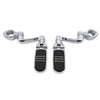 Motorcycle Engine Guard 360 Adjustable Highway Foot Pegs 1.25"