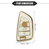 BMW X1 X3 X5 X6 X7 4 x Key Fob Covers (2010-2023)