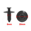 BMW Bumper Clips 4 x Hole Plastic Push-in Rivet Fasteners