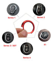 BMW 3 Series F30 F20 Silver Start Stop Engine Button Switch Cover Trim Fit