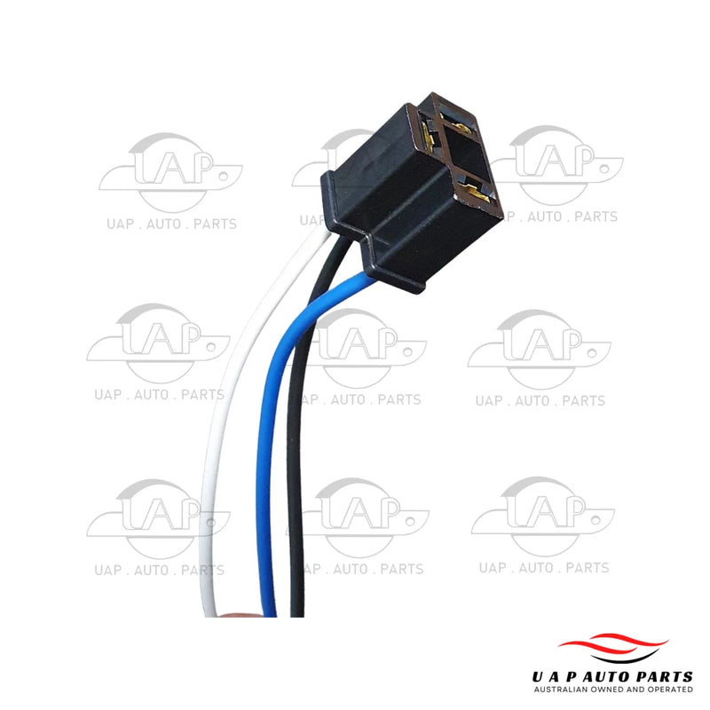 H4 Female Headlight Bulb Socket Wire Harness Plug 2 x