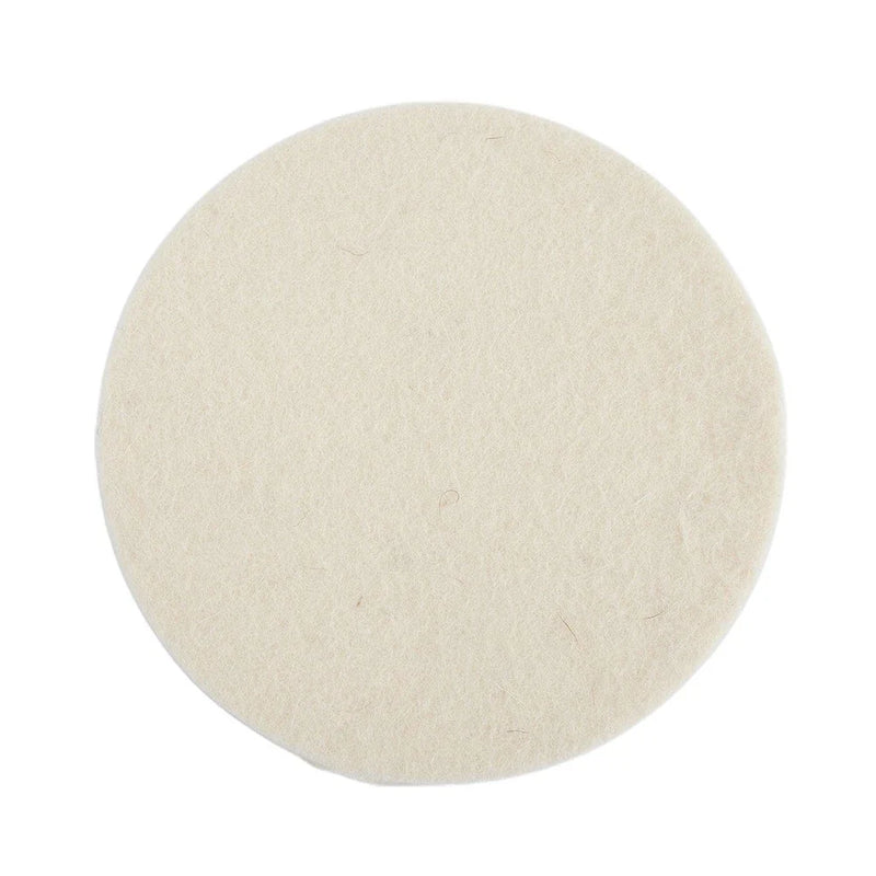 Wheel Car Glass Stainless Steel Inch Wool Felt Polishing Pad