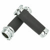 Harley Touring Sportster 883 1200 Chrome 1" Handlebar Grips (2004-2023)