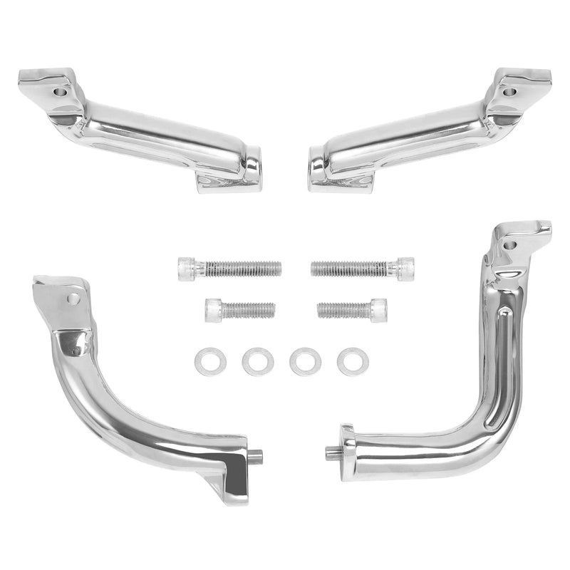 Harley Touring Chrome Driver Floorboards Mount Bracket (2014-2024)