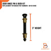 Nissan Navara D21 4 pcs Door Hinge Pin Bush Kit (1986-1997)