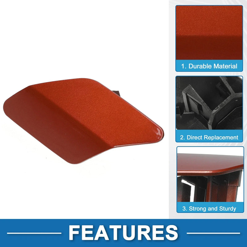 BMW X6 (2015-2019) Red 1 Pc Washer Nozzle Cover Cap