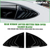 Toyota GT86, Subaru BRZ 2 x Gloss Black Rear Side Window Louvers (13-20)
