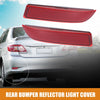 Toyota RAV4 Rear Bumper Reflector Light Covers  Red (2013-2018)