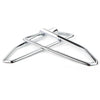 Honda Goldwing GL1800 Motor Gloss Chrome Front Light Trim Accents (2018-2023)