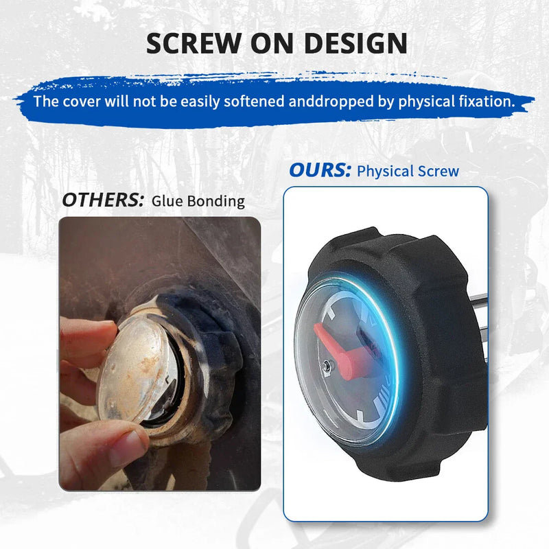 Arctic Cat Screw On Fuel Tank Gas Cap with Gauge