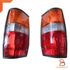 Mitsubishi Triton Ute (1987-1996) Black Rear Tail Light Lamp Pair