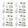 Car Truck Interior Dome Map License Plate Brake Lamp White LED Light Bulbs