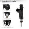 Nissan VERSA 1.6 HR16DE (2011-2020) 1 Pc Black Fuel Injector 166003BS0A