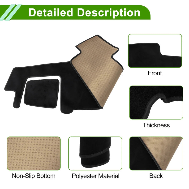 Suzuki Spacia MK53S Dashboard Cover Black Flannel (2017-Current)
