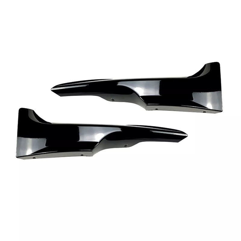 BMW 3 Series E92 E93 Gloss Black Front Bumper Side Splitter (2006-2009)