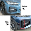 BMW 4 Series G22 G23 M Sport Carbon Front Bumper Air Vent Spoiler (2020-2024)