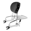 Indian Chieftain Roadmaster Sissy Bar Backrest Pad Mount Spools (2014 - 2022)