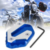 Yamaha MT-07 XSR700 FZ-07 Kickstand Plate Parking Stand Pad Blue