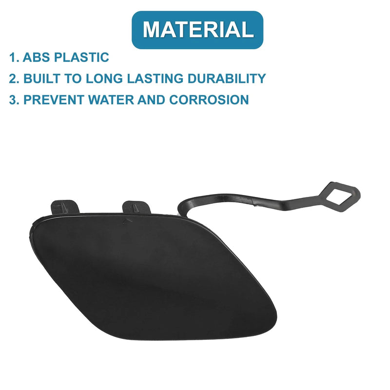Mercedes-Benz E200 (2014-2016) Black Front Right Bumper Tow Hook Cover