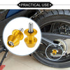Make Model Pair 8mm CNC Swingarm Spools / Sliders Gold Tone