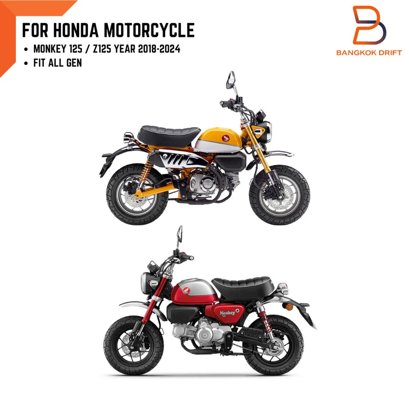Honda Monkey Z125 Silver Lowering Front Fender Mud Guard (All Gen)