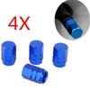 Car Wheel Rim - Dust Covers 4 x Aluminum Tire Valve Caps