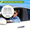 Chevy Suburban Silver Tone 6x Pillar Window Trim (2021-2023)