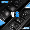 Mercedes-Benz Car Front Door Armrest Window Switch Button Covers Set
