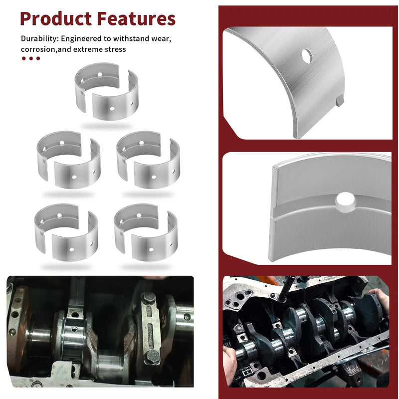 Yamaha 1800 WaveRunner FX / VX / VXS / VXR / FZR / FZS 10pcs Crankshaft Main Bearing