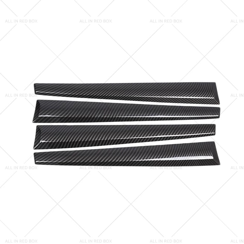 Toyota Hilux 4 x Carbon ABS Interior Door Panel Cover Trim (2015-2021)