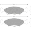 Kia Shuma (2000 - 2001) FWD Hatchback Front Disc Brake Pads 1.8L
