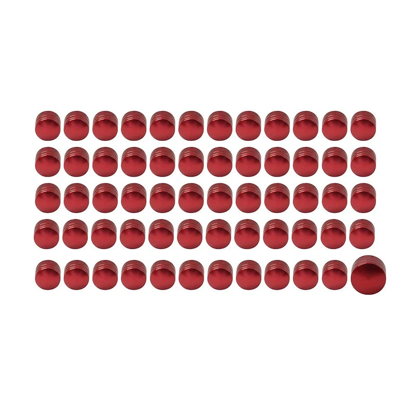 Harley Twin Cam Engines 60x Red Engine Screw Caps (1999-2017)