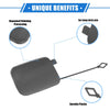 BMW X5 (2016-2018) Gray Rear Tow Hook Eye Hole Cover Cap