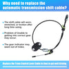 Ford Escape Automatic Transmission Gear Shifter Cable (2013-2016)