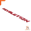 Toyota Hilux Ute Revolution Red Hood ABS Logo Emblem Badge (2015-2023)