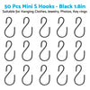 Hanging Plants - Black Small Metal S Shaped Hooks