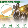 25mm Motorcycle Hand Grips TPU Beige Handlebar Grips Covers