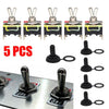 Car Dash Light Marine Boat 5x Toggle Switch 12V ON/OFF