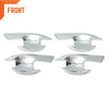 Mitsubishi Triton L200 Chrome Door Handle Insert Bowl Trim (2015-2022)
