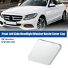 BMW 335i Silver Tone Left Front Headlight Washer Nozzle Cover