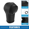 Nissan Rogue 2008-2013 Faux Leather Black Gear Shifting Knob Cover