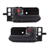 LH+RH Interior Door Handles Dark Gray Fits Toyota Hilux Vigo Kun26 SR5 2005-2015