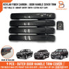 Isuzu D-Max MU-X 2012-2019 Carbon Fiber Door Handle Cover Trim
