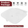 Honda Z50R Z50 Z 50R White Front Number Plate (1988–1999)