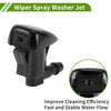 Dodge Windshield Washer Nozzle w/ Hose Connector