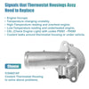 Dodge Durango (2011 - 2015) Silver Tone Thermostat Housing Assembly